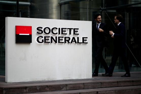 La sede de Société Générale, en La Défense, cerca de París, el 4 de febrero de 2020.