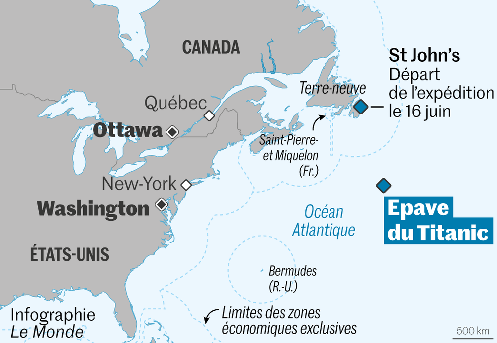 Sous-marin disparu près de l’épave du « Titanic » en direct : les