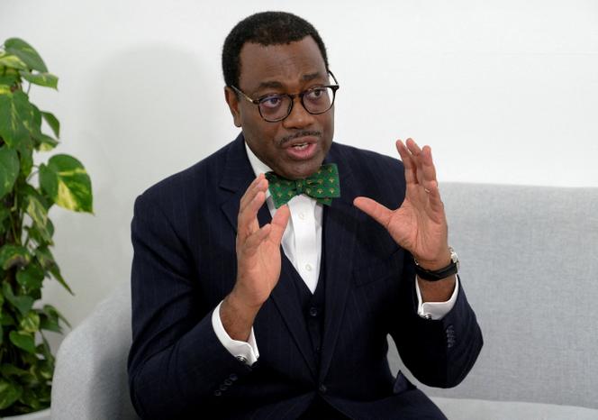 African Development Bank President Akinwumi Adesina during COP27 in Sharm el-Sheikh, Egypt, November 12, 2022.