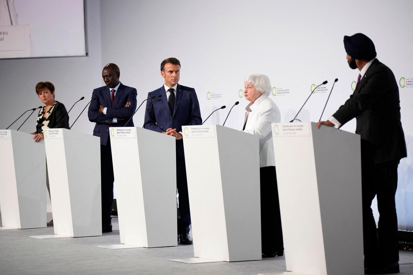 En la cumbre de París, el nuevo pacto financiero global sigue siendo un proyecto