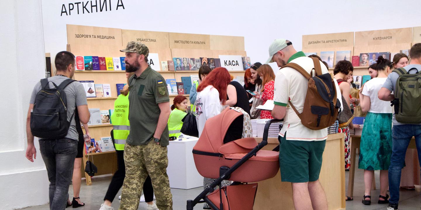 Books win out over war at the Kyiv book fair
