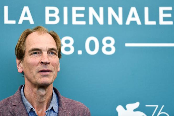 El actor Julian Sands durante el 76ᵉ Festival de Cine de Venecia, Italia.  3 de septiembre de 2019.