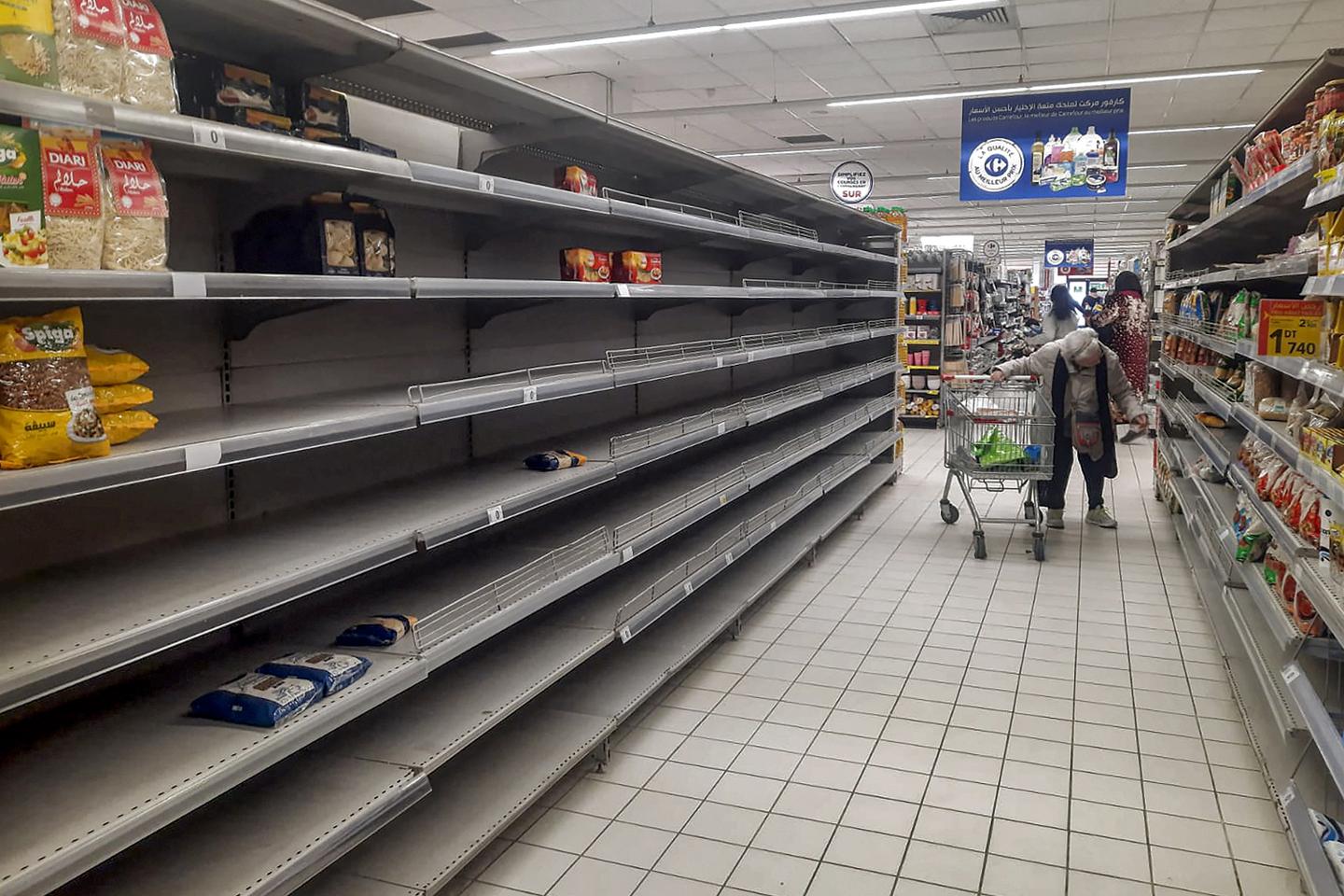 “Pasamos el día tratando de hacer las compras”