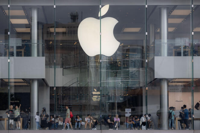 Tienda Apple en Hong Kong (China), 2 de julio de 2023.