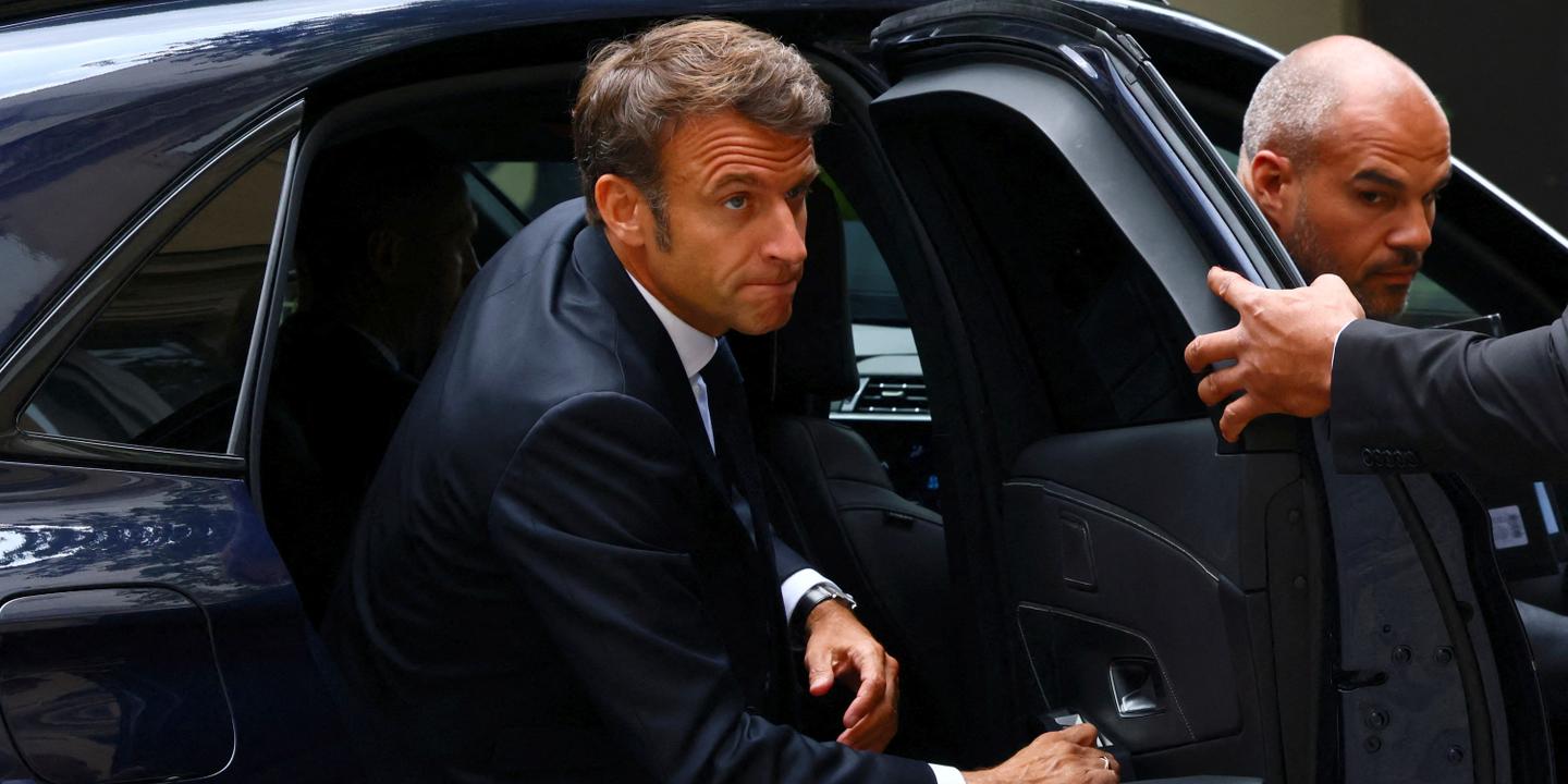 La sorpresiva visita de Emmanuel Macron a un cuartel de policía en París