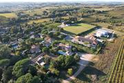 Vue aérienne de Vérargues (Hérault), en août 2021.