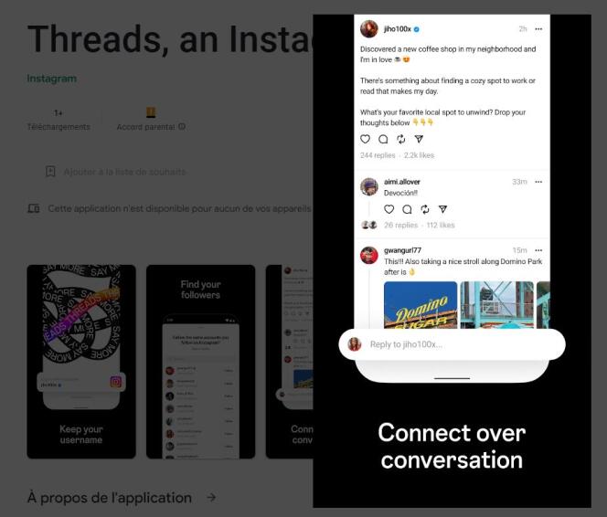 Meta s'apprête à lancer Threads, un concurrent à Twitter