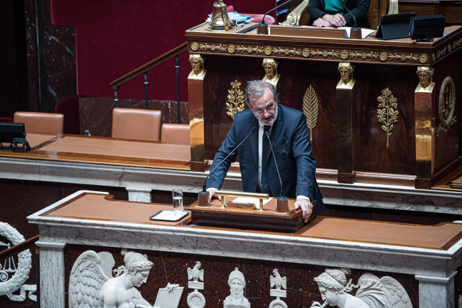 Le ministre délégué chargé des outre-mer, Jean-François Carenco, à l’Assemblée nationale, à Paris, le 8 juin 2023.