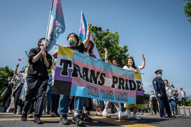 La Tokyo Rainbow Pride pour la défense des droits des personnes LGBT+, le 23 avril 2023.