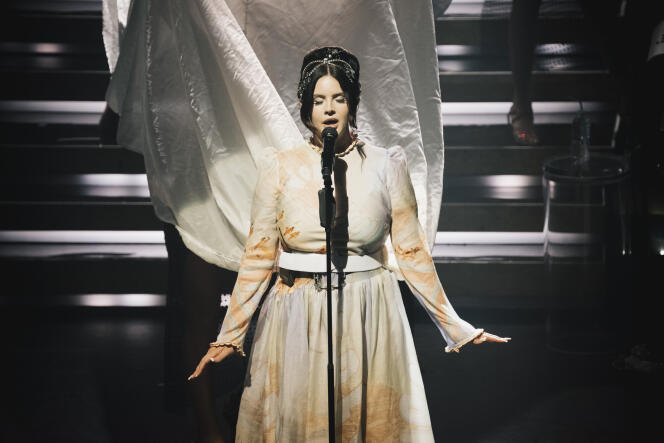 Lana Del Rey at the Olympia, Paris, July 10, 2023.