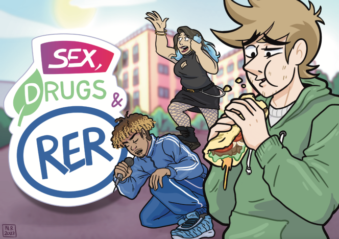 « Sex, Drugs & RER », de la dessinatrice et scénariste Natacha Ratto.