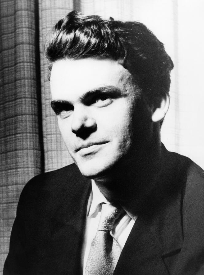 Milan Kundera en 1950. 