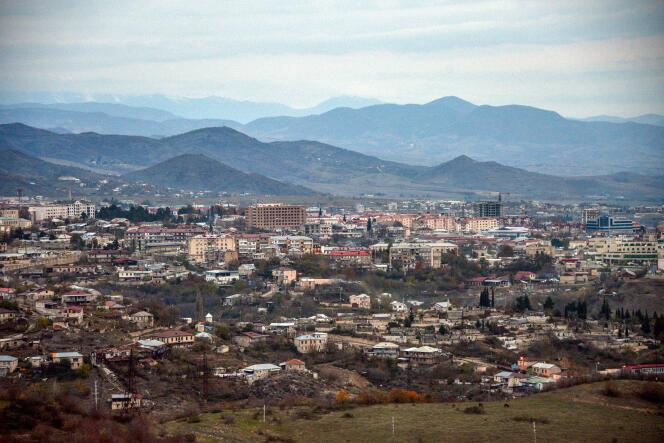 Stepanakert, la capital del Alto Karabaj, el 26 de noviembre de 2020.