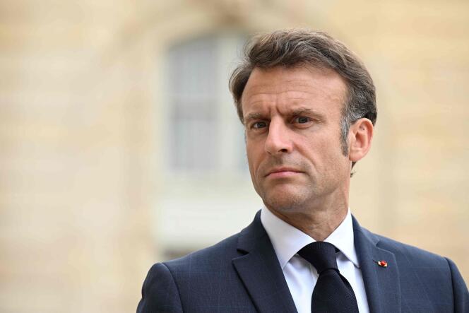 Emmanuel Macron, en el Palacio del Elíseo, en París, el 28 de junio de 2023.