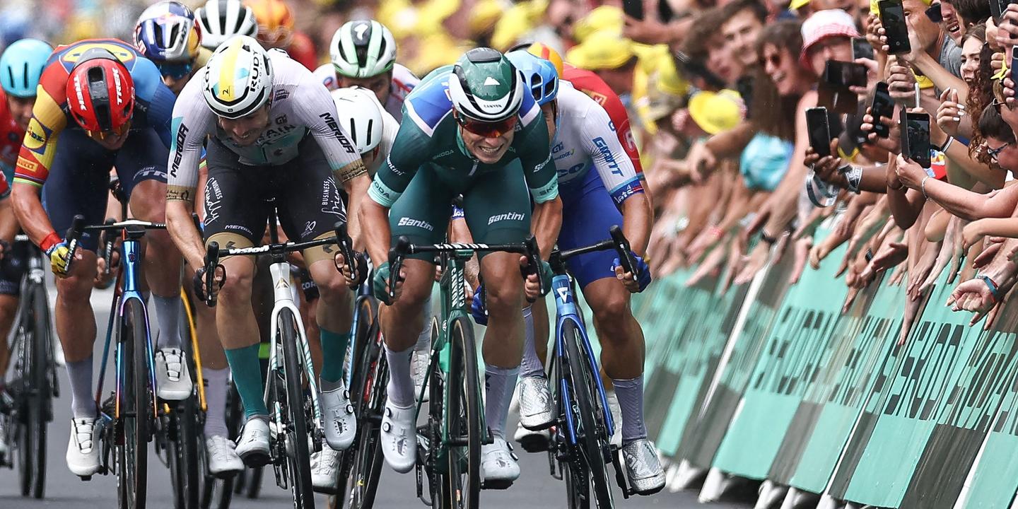 Jasper Philipsen gana el sprint en Moulins y firma su cuarta victoria