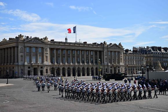 Des membres de la Légion étrangère.