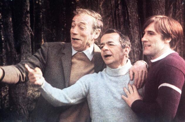 Yves Montand, Serge Reggiani et Gérad Depardieu dans « Vincent, François, Paul et les autres » (1974), de Claude Sautet.