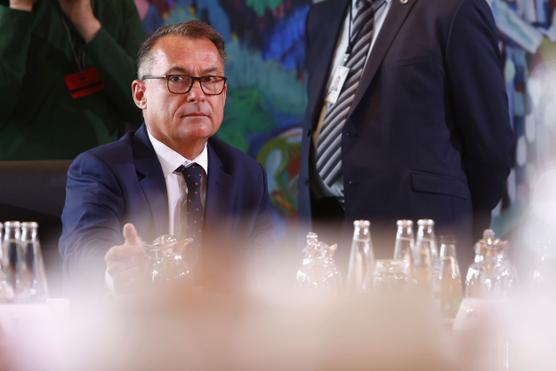 El presidente del Bundesbank, Joachim Nagel, asiste a la reunión semanal del gabinete en la Cancillería, Berlín, el miércoles 5 de julio de 2023.