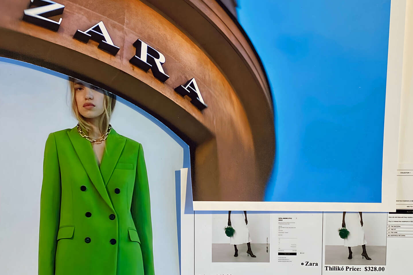 Zara copié-collé par une éphémère marque californienne