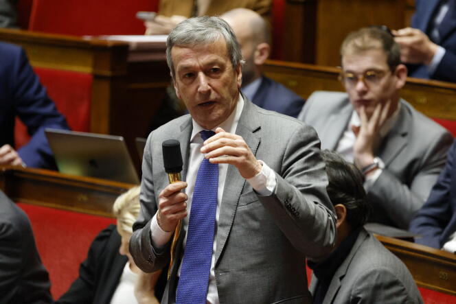 Philippe Vigier à l’Assemblée nationale, à Paris, le 14 février 2023.