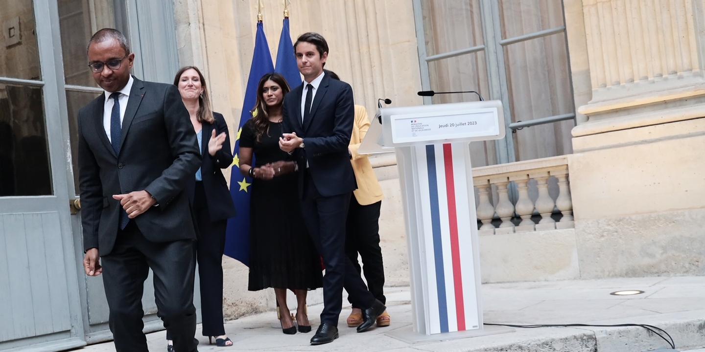 Revive el día de la remodelación, los nombramientos de Gabriel Attal, Aurore Bergé, Aurélien Rousseau y las salidas de Pap Ndiaye y Marlène Schiappa