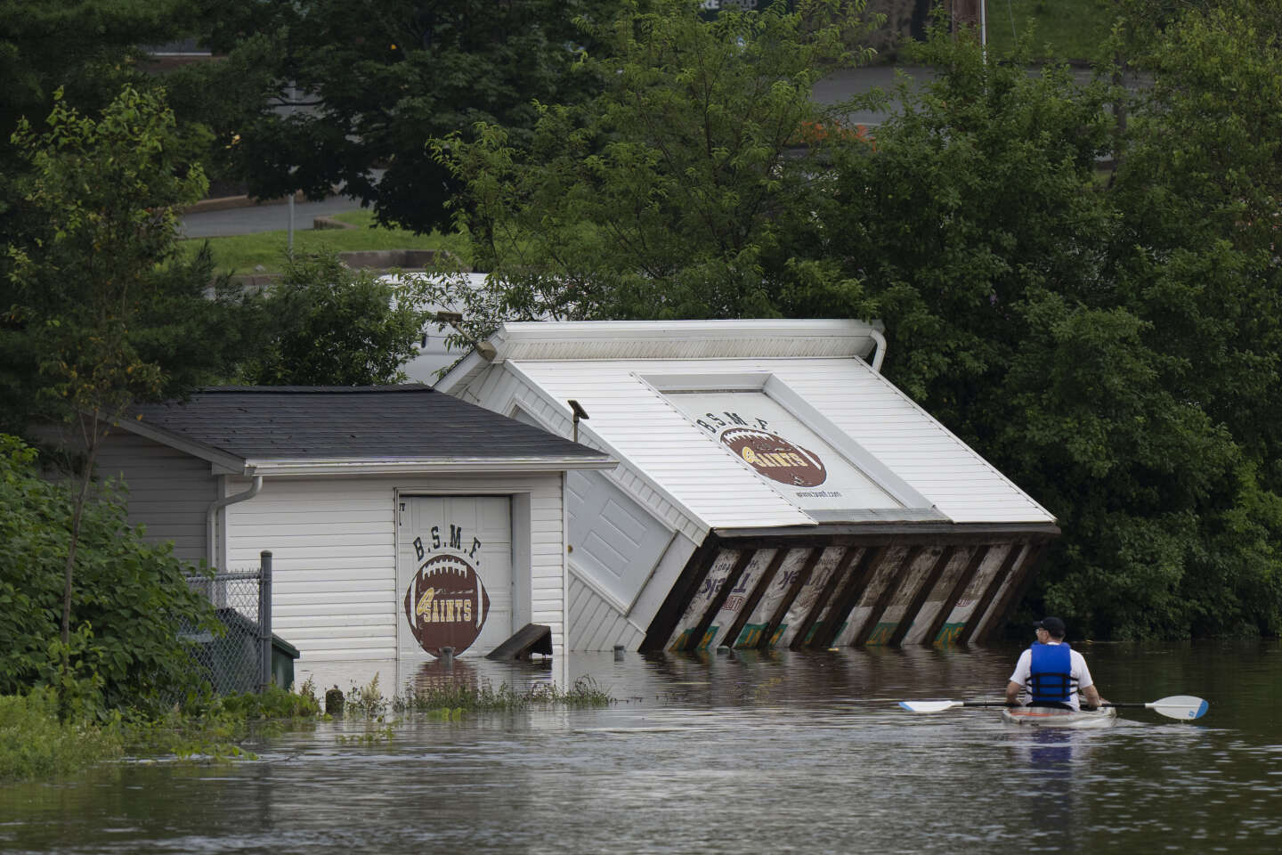 Four people, including two children, are missing in the Nova Scotia flood