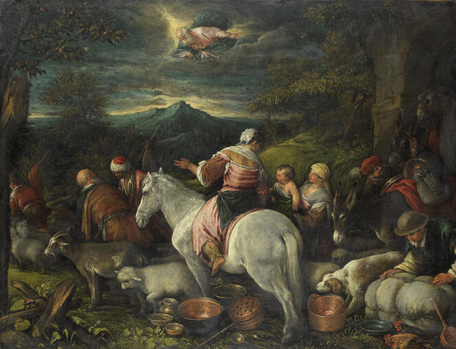« Abraham quitte Harran », attribué à Francesco Bassano le Jeune (1549-1592).
