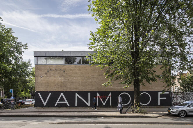 La sede cerrada del fabricante holandés de bicicletas eléctricas VanMoof en Mauritskade en Ámsterdam el 18 de julio de 2023.