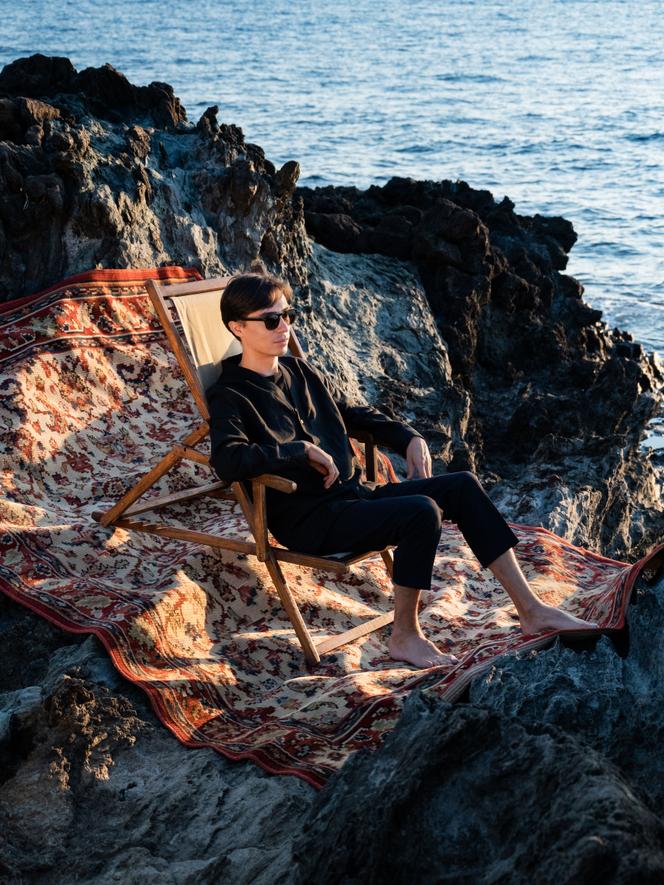 Grégory Le Floch, sur l’île de Pantelleria (Italie), en août 2022.