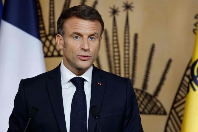 Emmanuel Macron, en Noumea, Nueva Caledonia, 24 de julio de 2023.