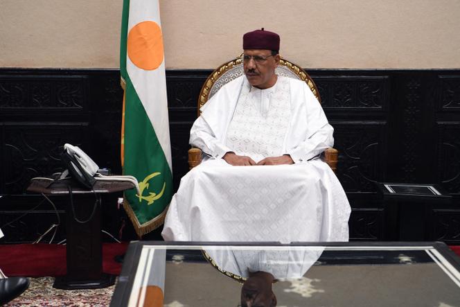 Le président nigérien, Mohamed Bazoum, à Niamey, en juillet 2022.