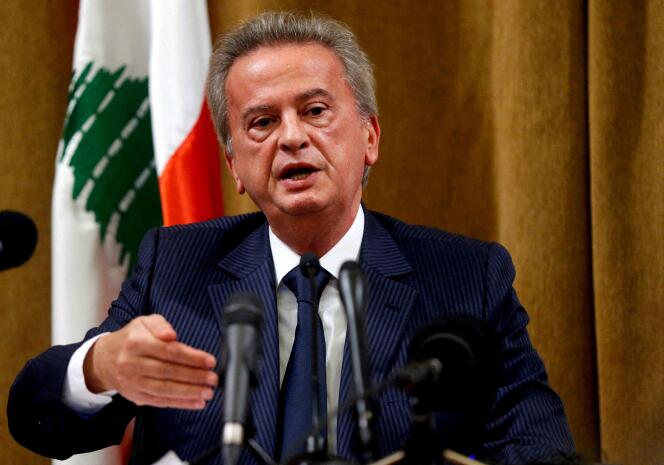 El gobernador del Banque du Liban (BDL), Riad Salamé, en Beirut, 11 de noviembre de 2019. 