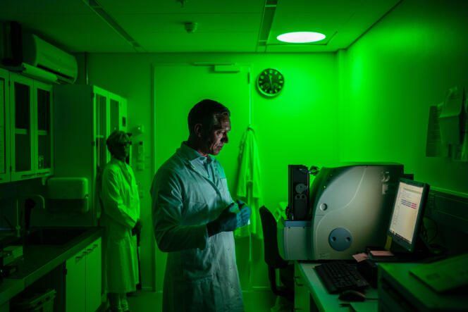 Dans le campus de recherche et développement du laboratoire Novo Nordisk à Malov, près de Copenhague, en août 2018.