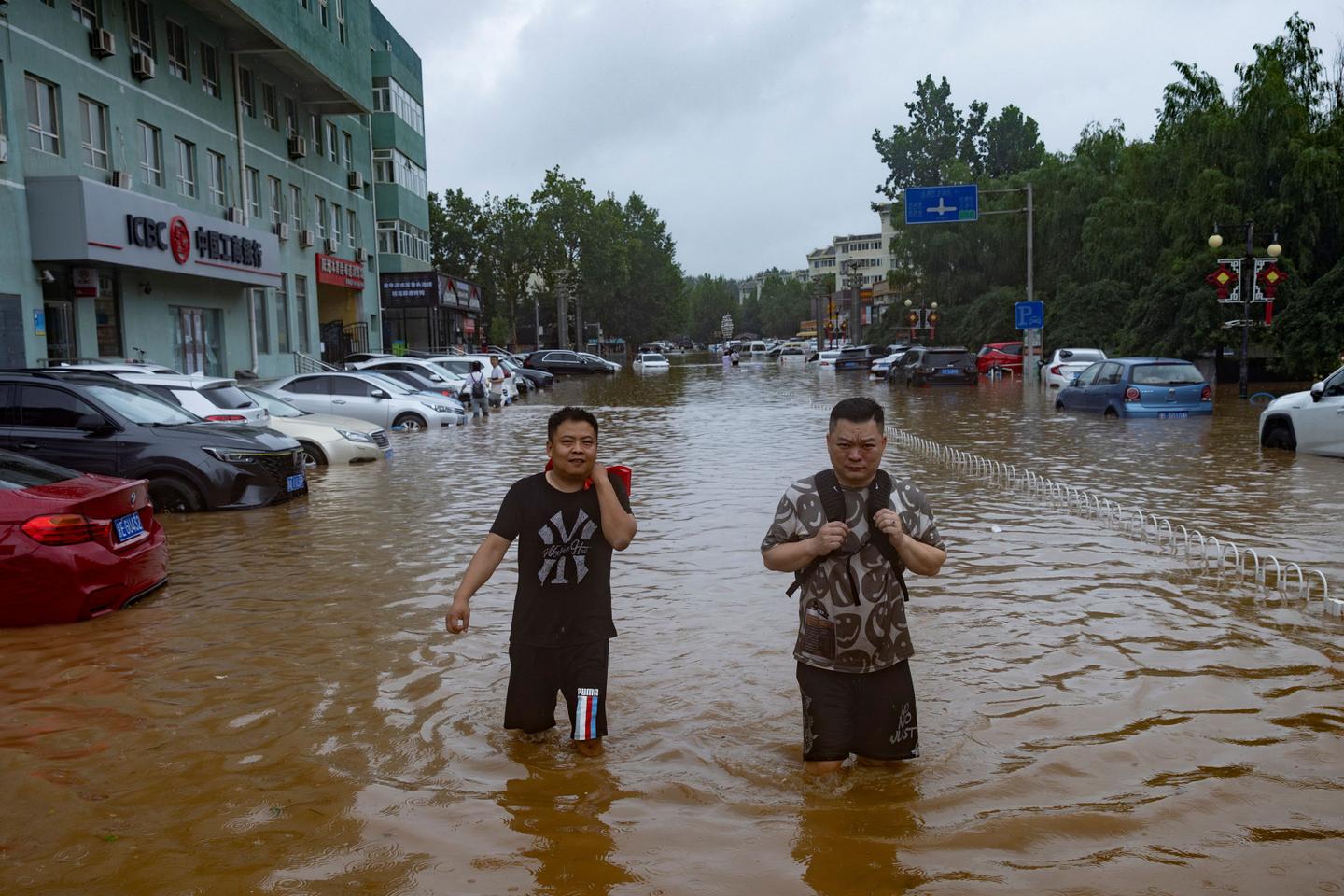 Beijing hit by heavy rains from Storm Doksuri