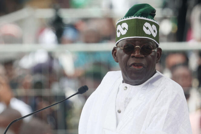 Le président nigérian, Bola Tinubu, lors de son investiture, à Abuja, le 29 mai 2023. 