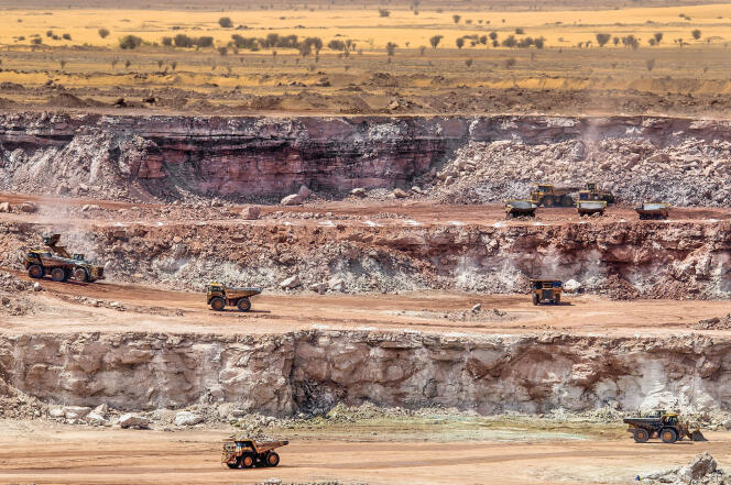 Une mine à Arlit, au nord du Niger, exploitée par le groupe français Orano.