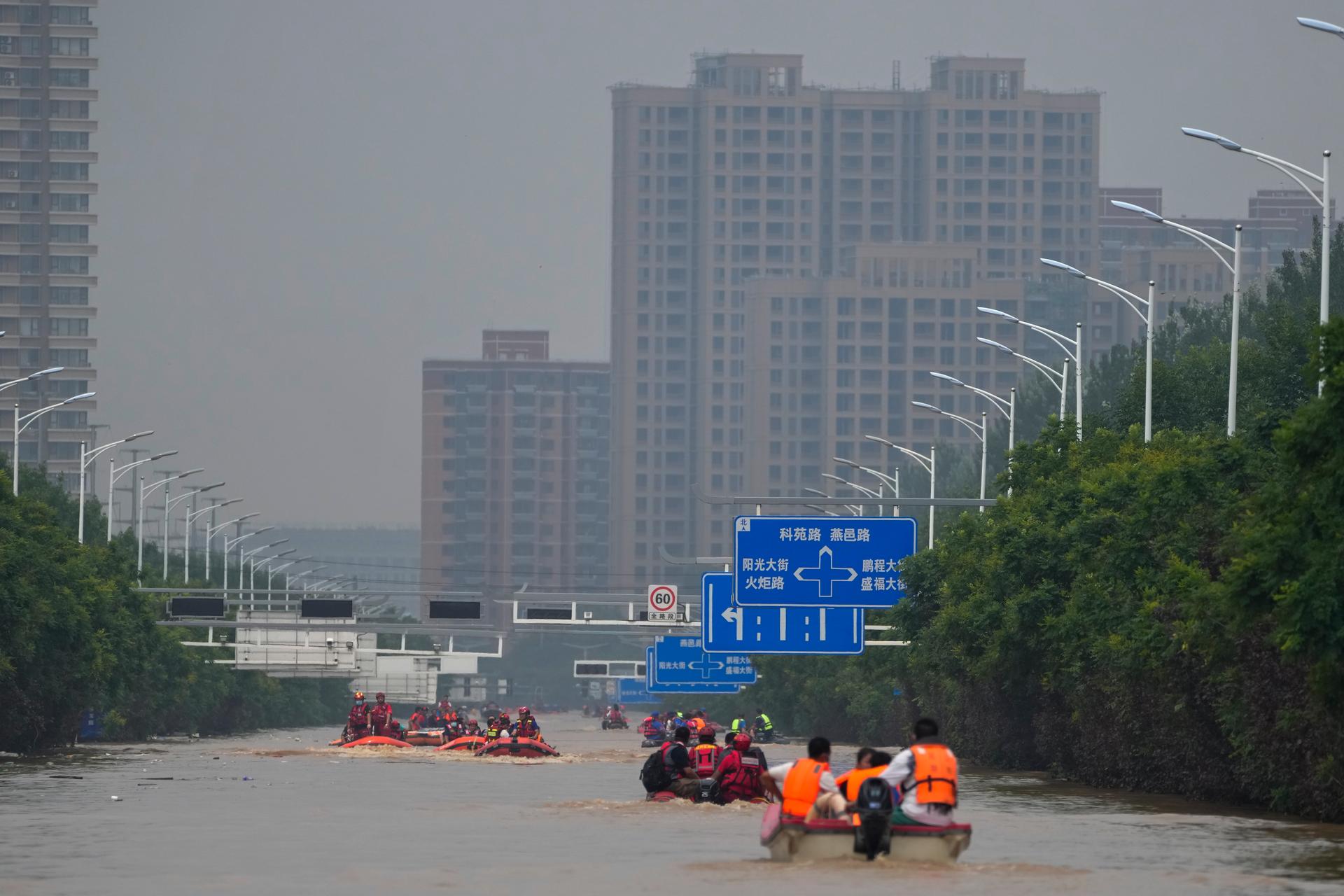 Typhoon Doksuri Beijing's historic floods, in photos