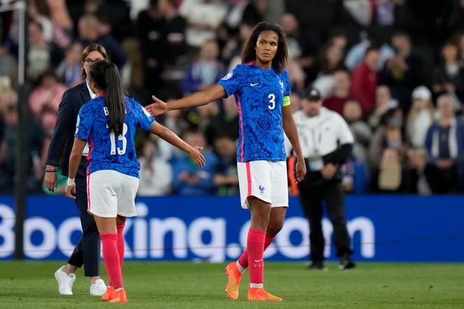Wendie Renard à l’issue d’un match entre la France et l’Allemagne à l’Euro 2022, le 27 juillet 2022.