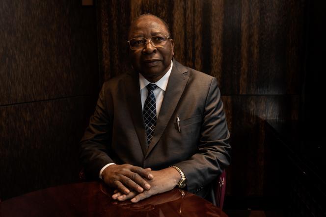Ouhoumoudou Mahamadou, prime minister of Niger, in Paris on August 5, 2023.