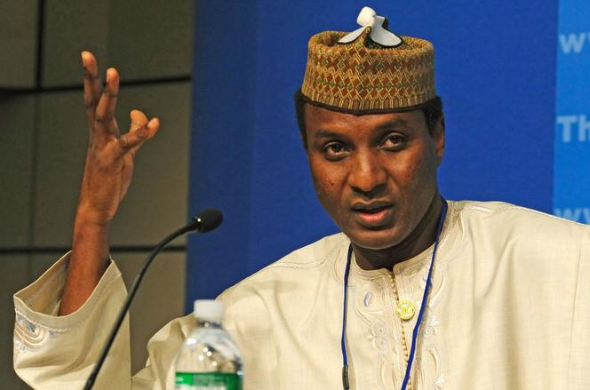 Niger's new Prime Minister Lamine Zeine, in Washington in October 2008 when he was minister of finance and economy.