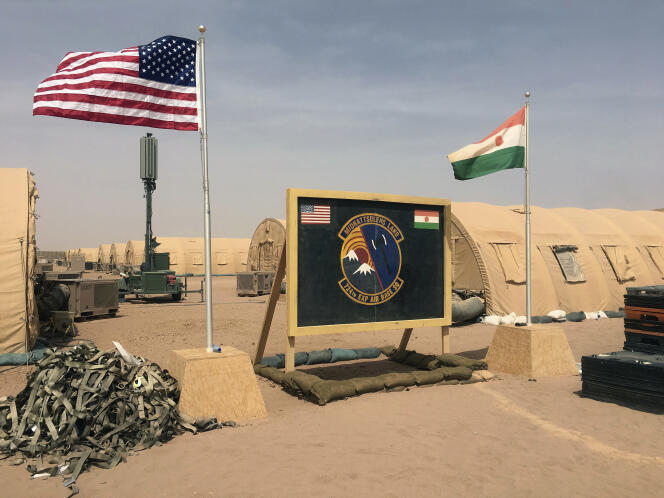 La base militaire américaine d’Agadez (Niger), en avril 2018.