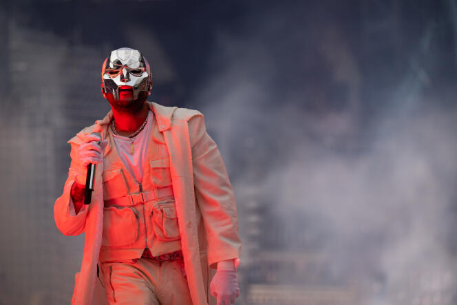 En avril, un faux titre de Drake et The Weeknd (ici en concert au Stade de France, à Saint-Denis, le 29 juillet 2023), deux artistes d’Universal Music Group, avait enregistré des millions d’écoutes en ligne.
