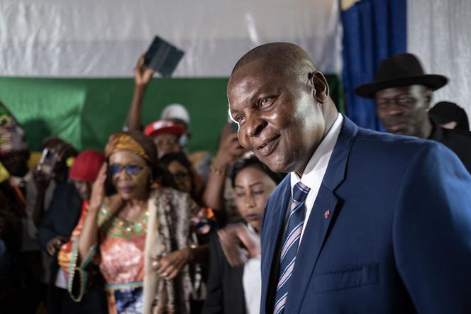 Central African President Faustin-Archange Touadéra in Bangui, July 30, 2023.