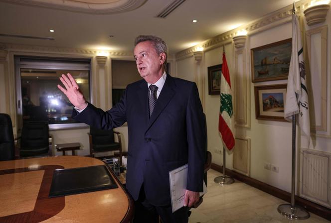 The former head of the Lebanese Central Bank, Riad Salameh, on December 20, 2021, in Beirut.