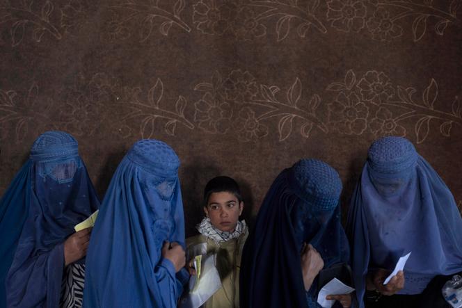 Afghan women in Kabul, on November 20, 2021.