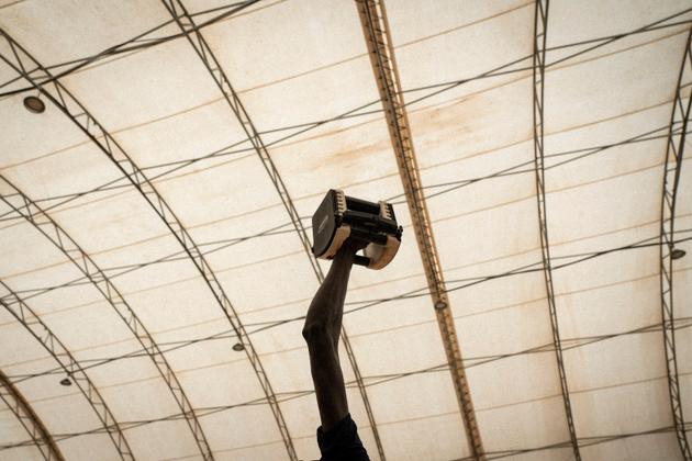 A la NBA Academy, à Saly, au Sénégal, le 9 mai 2023.