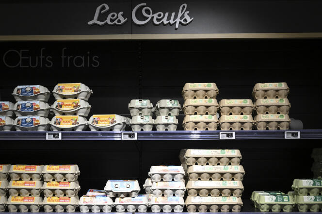 In un supermercato, a Septim-les-Vallons (Bouchets-du-Rhône), nel novembre 2022.
