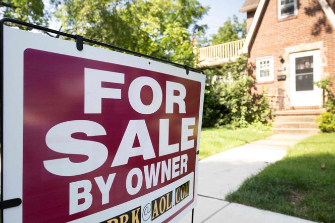 A house for sale is seen in Arlington, Virginia, July 13, 2023.