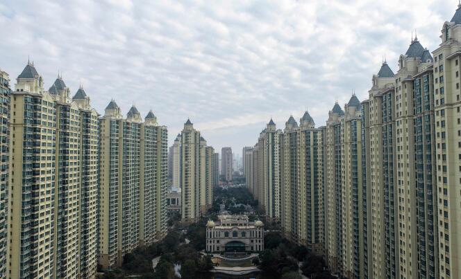 Il complesso di appartamenti di Evergrande a Huaian, in Cina, il 3 dicembre 2022.