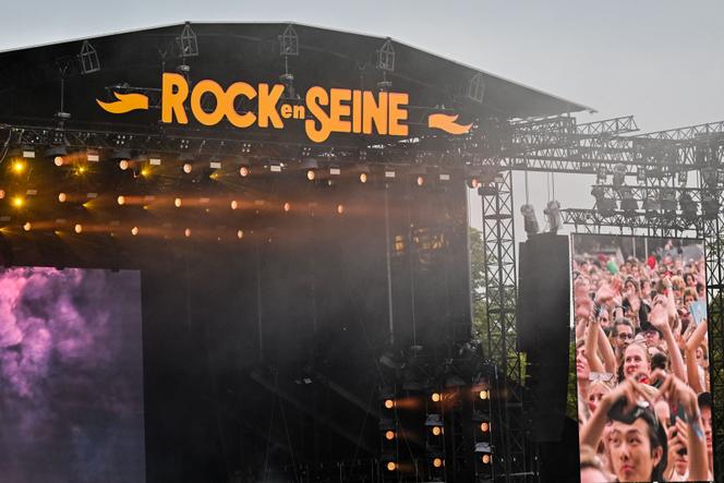 One of the stages at the Rock en Seine festival, in Saint-Cloud (Hauts-de-Seine), on August 23, 2023.